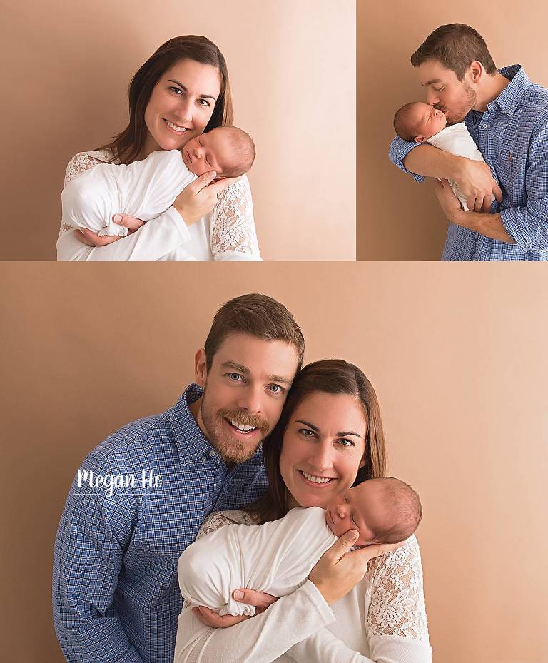 New Hampshire family in newborn session with precious baby boy