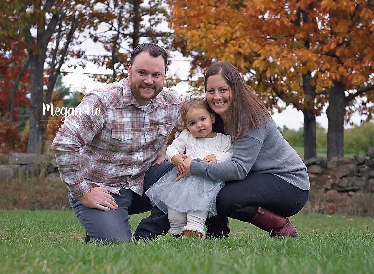 New Hampshire family session at apple orchard in londonderry